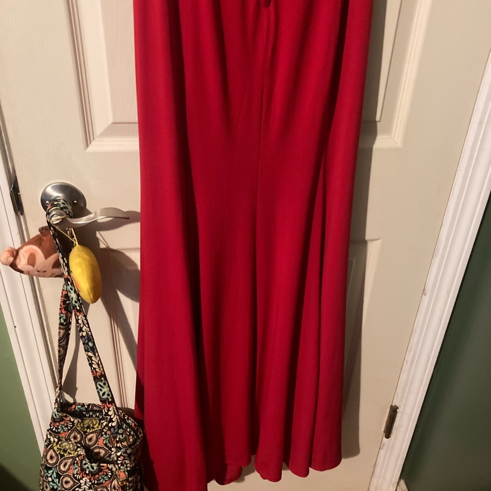 City Triangles strappy red dress size 9 floor length Formal Prom Dance Party - Picture 7 of 8